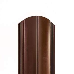 Plechová plaňka | Klara | Hnědá | Oboustranná - Rovné z obou stran