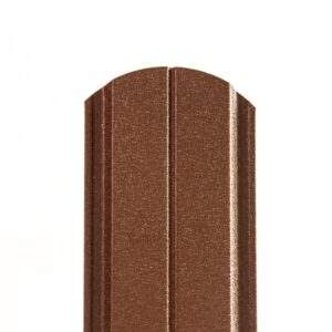 Sztacheta metalowa Gaja Brąz MAT RAL 8017 - 180 mb (#7996) | Dwustronna