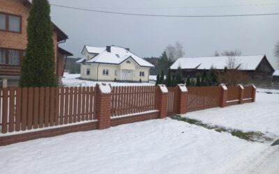 Kovové latě v zimě – jak si poradí