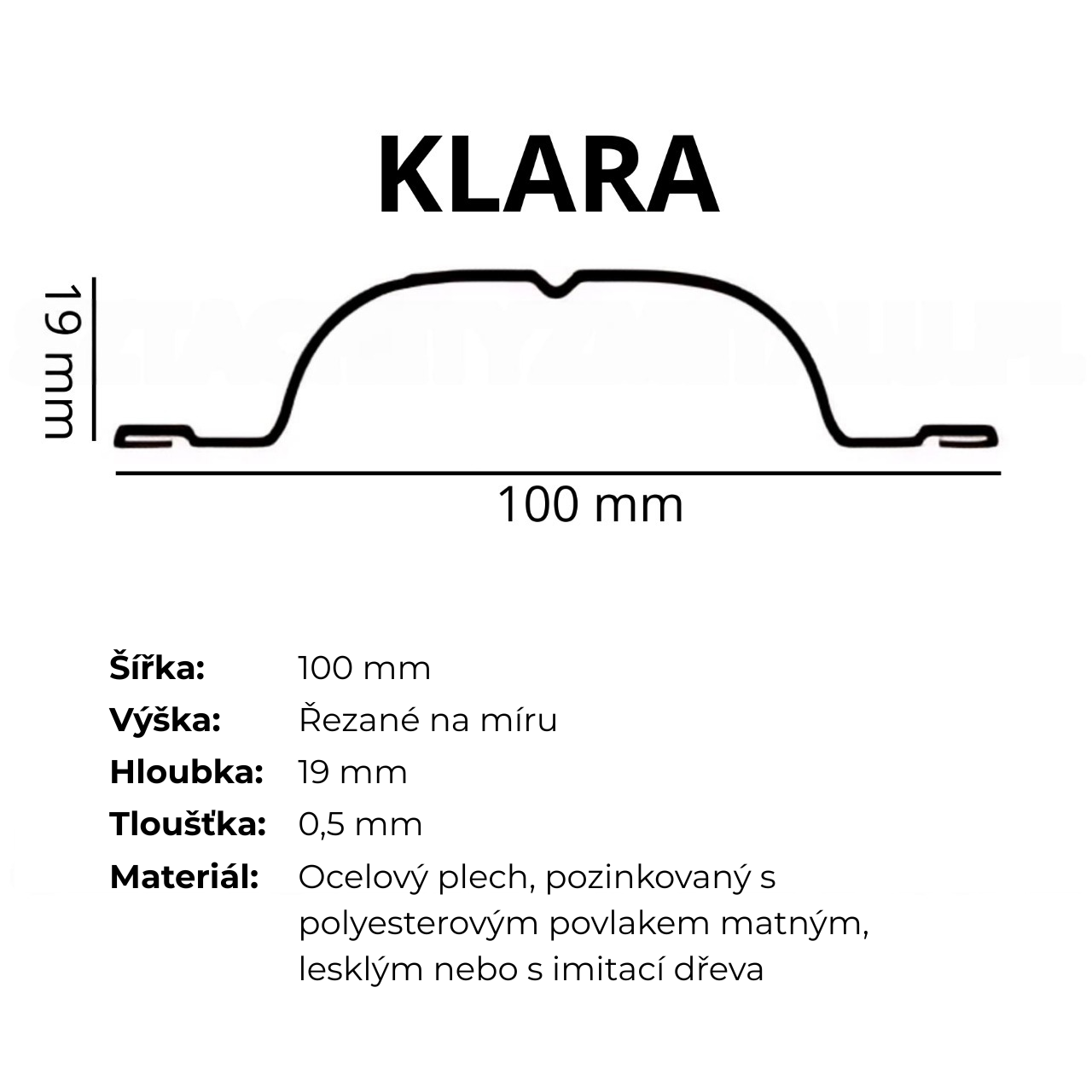 Plechová plaňka | Klara | Grafit | Oboustranná - Obrázek 4